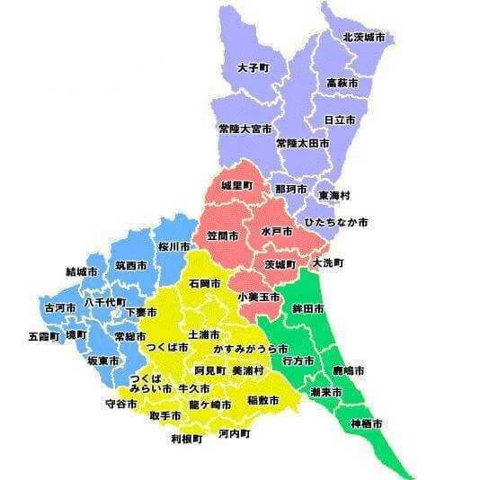 茨城県　地図