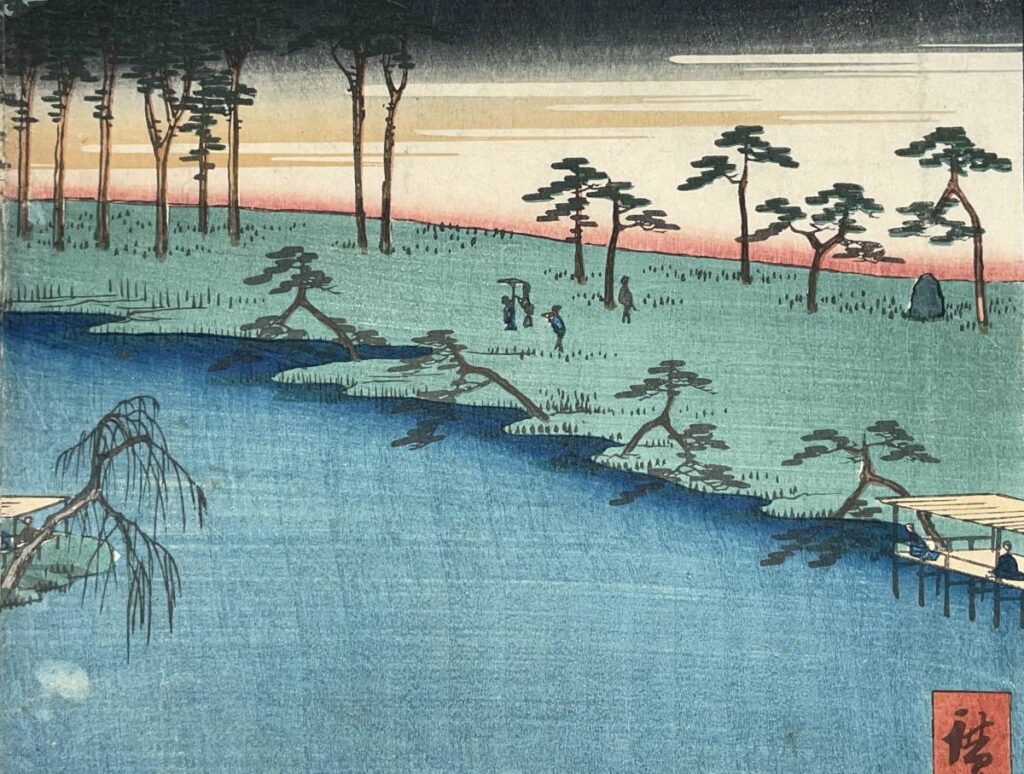 新宿・熊野神社・十二池図