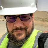 Eric Dulong sur le chantier de la mine d’or à ciel ouvert de Tasiast en Mauritanie dans le cadre d’un programme de développement du leadership