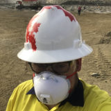 Eric Dulong sur le chantier de la mine d’or à ciel ouvert de Tasiast en Mauritanie dans le cadre d’un programme de développement du leadership