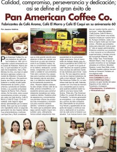 Anuncio de Pan American Coffee