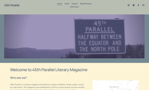 Revista Literaria 45th Parallel