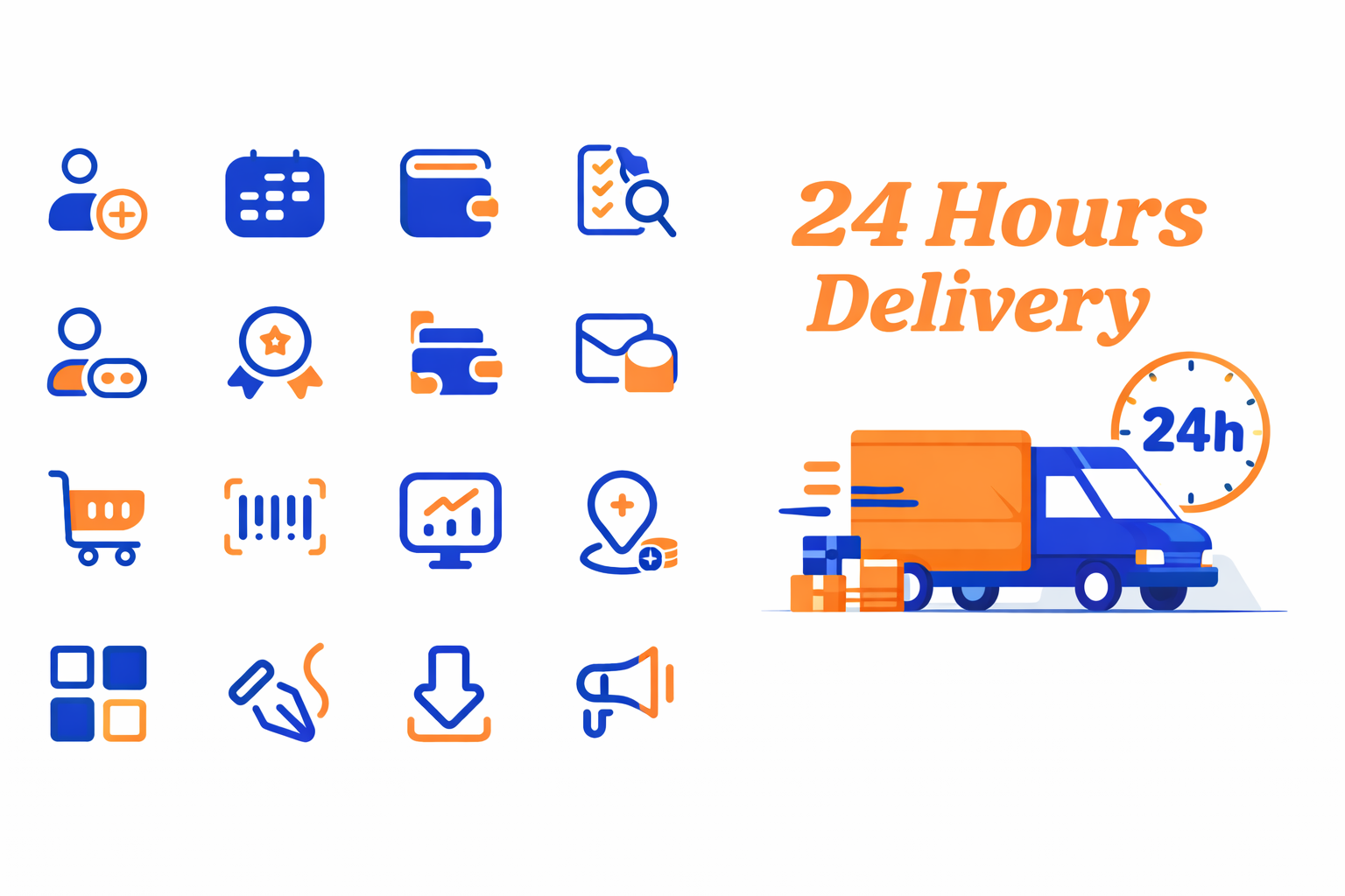 Diseñaré iconos vectoriales limpios y escalables para la UI, la experiencia de usuario y las aplicaciones