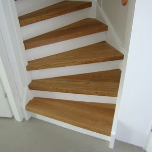 Suelo de escalera de madera perfecto