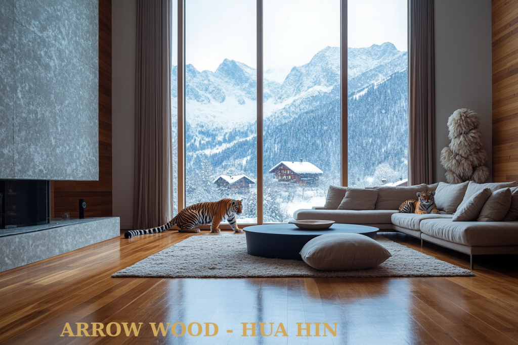 พื้นไม้เทียม