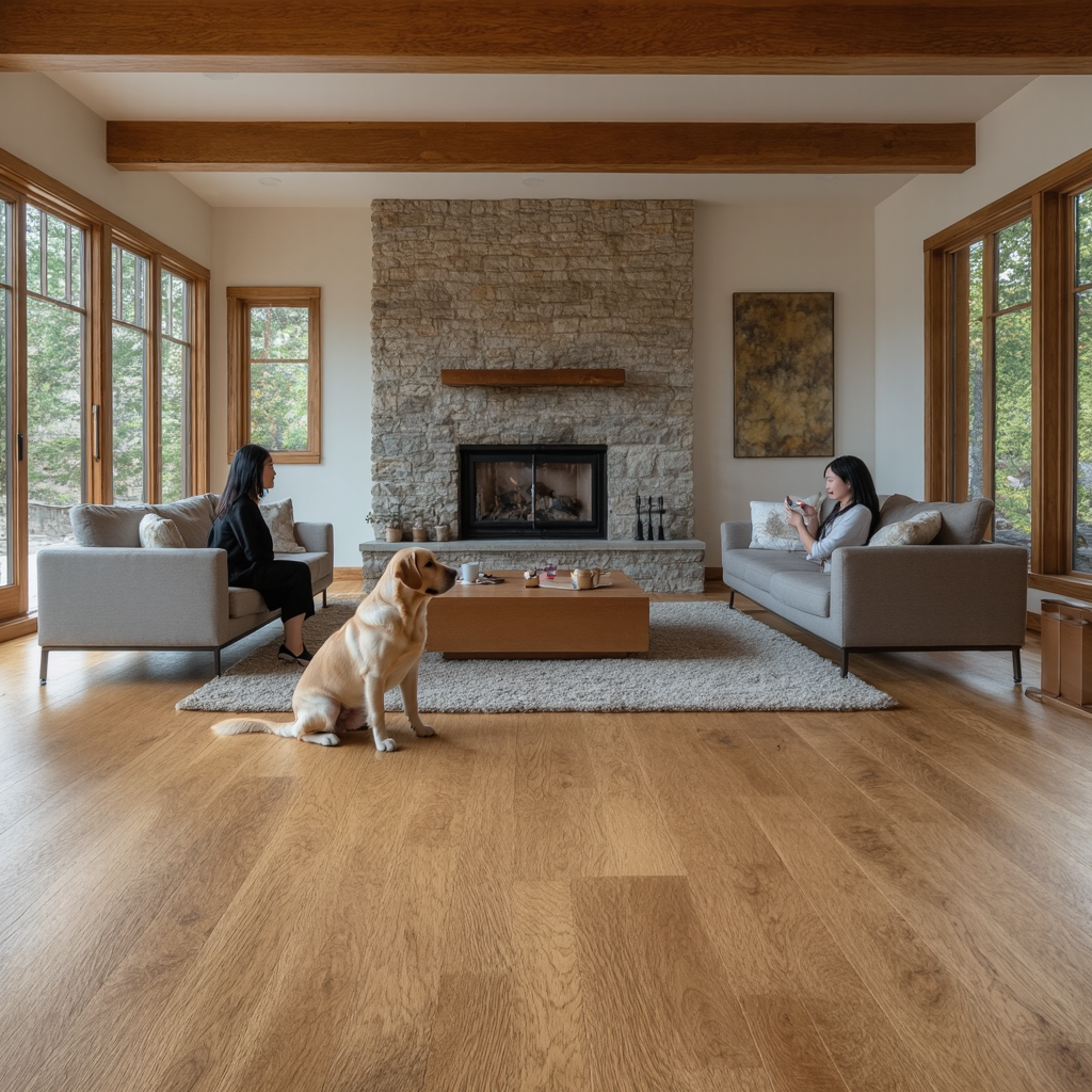 พื้นไม้โอ๊คอเมริกัน