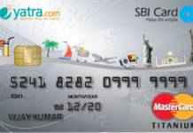 Yatra SBI Credit Card यात्रा एसबीआई क्रेडिट कार्ड