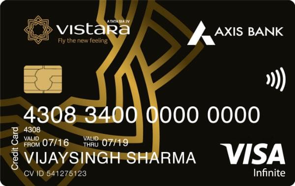 Axis Bank Vistara Credit Card एक्सिस विस्तारा क्रेडिट कार्ड