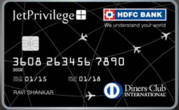 JetPrivilege HDFC Bank Diners Club Credit Card HDFC Diners Club JetPrivilege கிரெடிட் கார்டு விமர்சனங்கள்