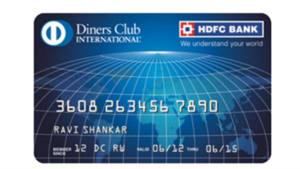 HDFC Diners Club Credit Card एचडीएफसी डाइनर्स क्लब प्लैटिनम