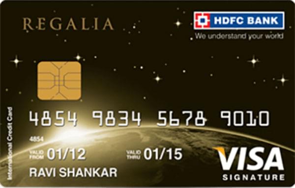 HDFC Regalia Credit Card एचडीएफसी रेगलिया