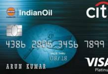 IndianOil Citi Platinum Credit Card इंडियनऑयल सिटी प्लेटिनम क्रेडिट कार्ड