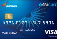 SBI Air India Signature Credit Card एसबीआई एयर इंडिया सिग्नेचर क्रेडिट कार्ड समीक्षा