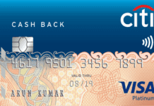 Citi Cash Back Credit Card सिटी कैश बैक क्रेडिट कार्ड