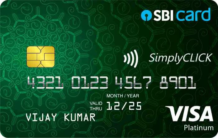 SimplyCLICK SBI Credit Card बसक्लिक एसबीआई क्रेडिट कार्ड