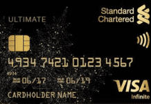 Standard Chartered Ultimate Credit Card स्टैंडर्ड चार्टर्ड अल्टीमेट क्रेडिट कार्ड