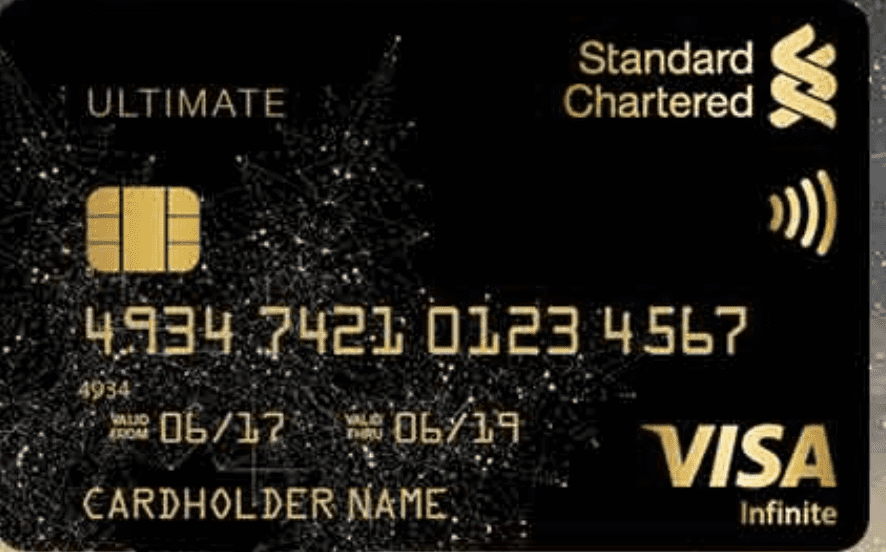 Standard Chartered Ultimate Credit Card स्टैंडर्ड चार्टर्ड अल्टीमेट क्रेडिट कार्ड