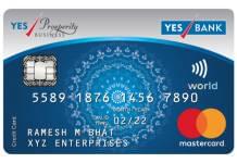 YES Prosperity Rewards Plus Credit Card हाँ समृद्धि पुरस्कार प्लस क्रेडिट कार्ड