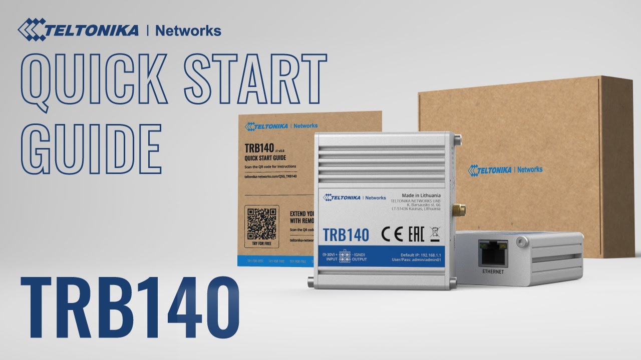 Quick Start Guide | Teltonika TRB140 Gateway