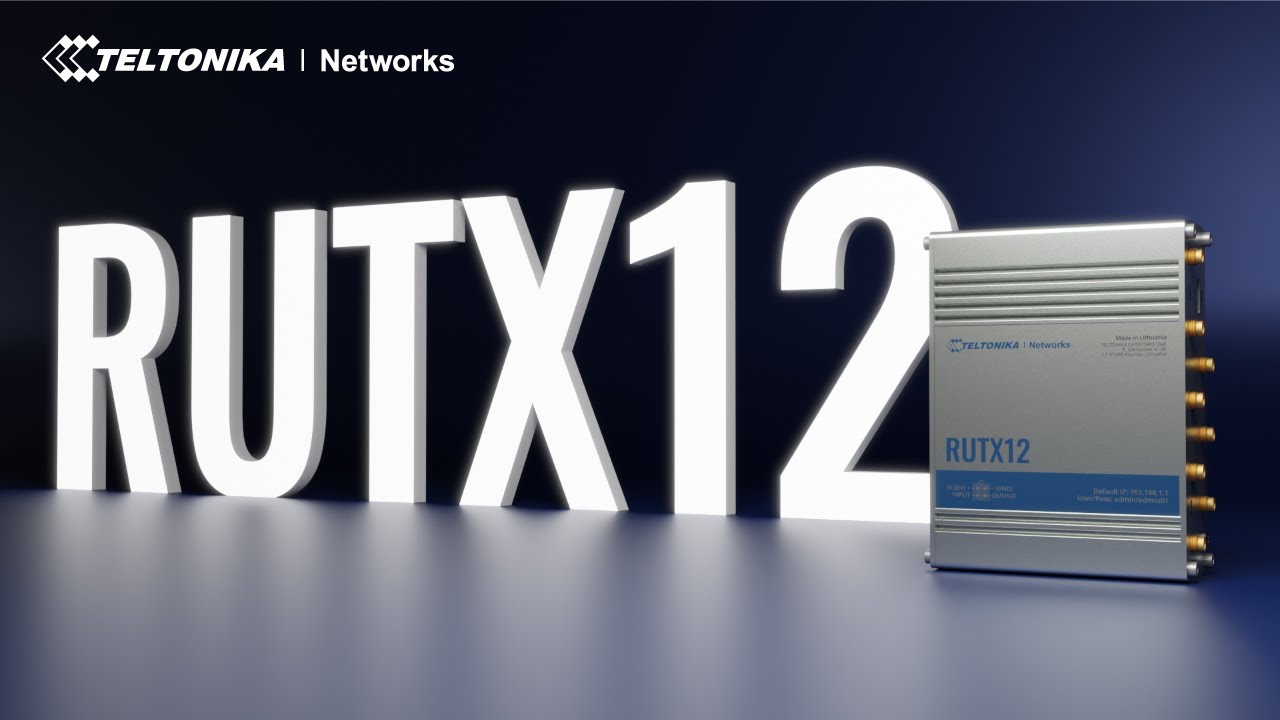 Introducing the RUTX12 Router | Teltonika Networks
