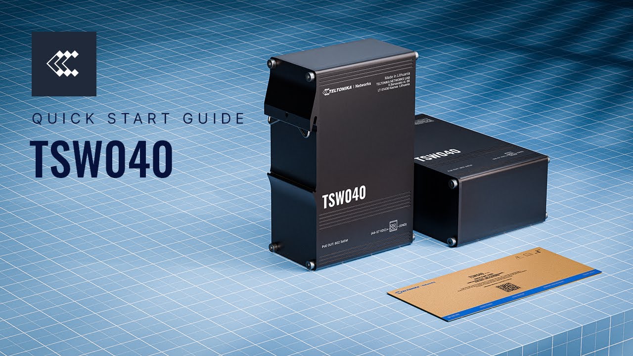 TSW040 - 8-port PoE+ Switch | Quick Start Guide