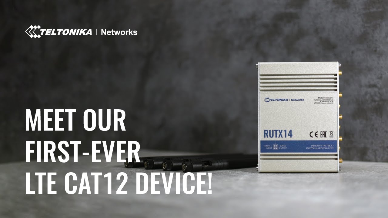 RUTX14 - LTE CAT12 Industrial Cellular Router