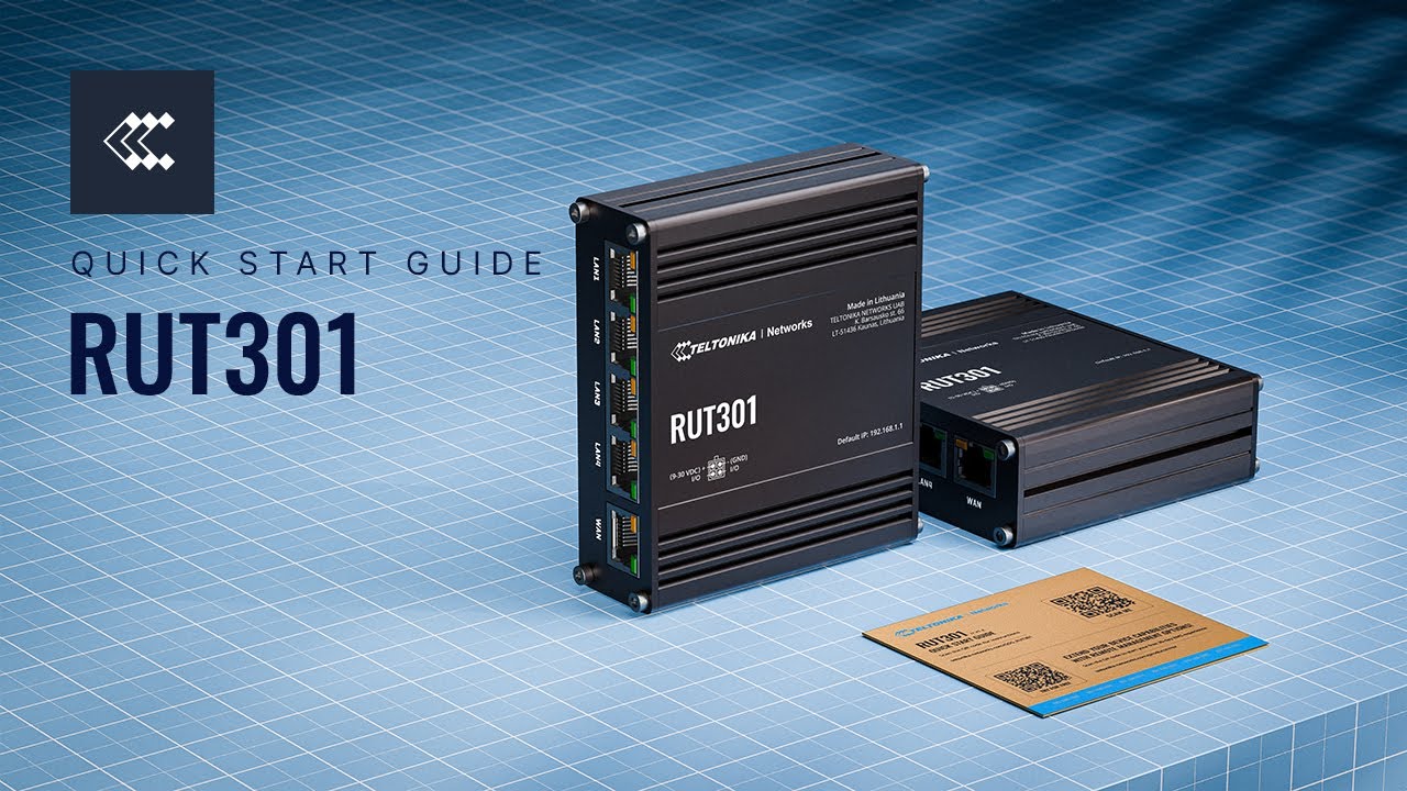 RUT301 - Industrial Ethernet Router | Quick Start Guide