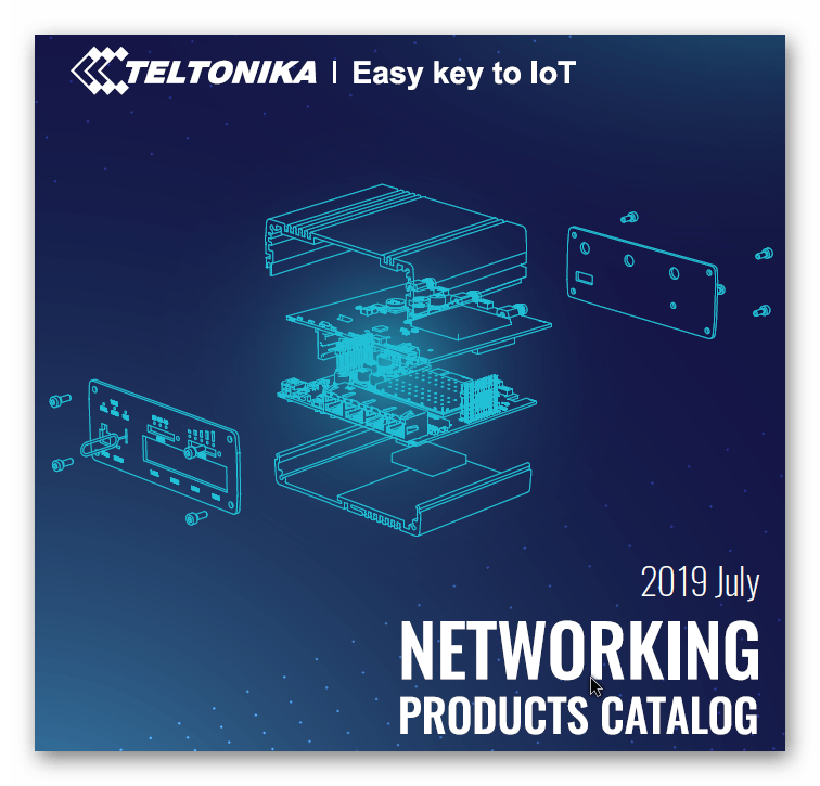Catálogo de soluciones Networking de Teltonika