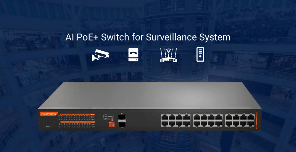 Switches AI PoE de Fiberroad