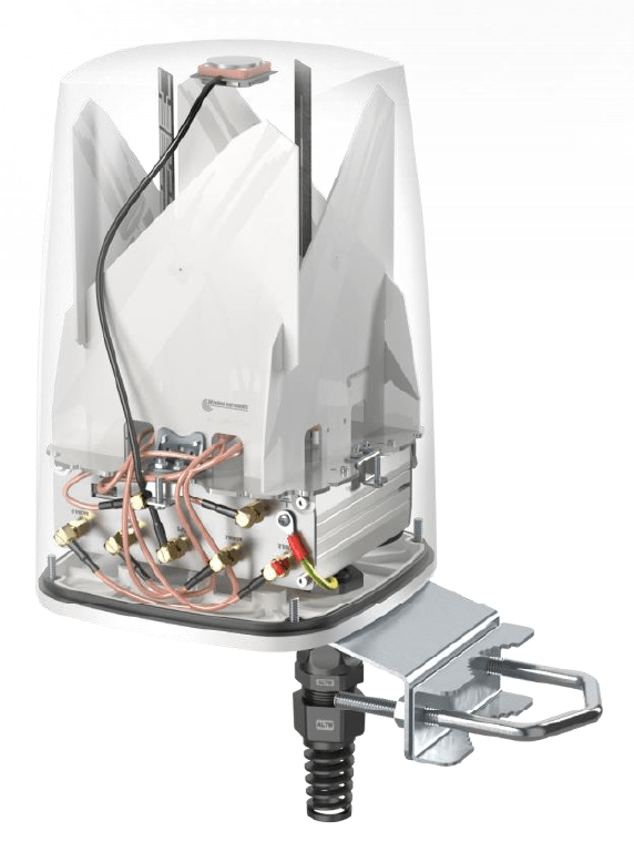 Nueva antena de exterior ominidireccional QuSpot para el RUTX50 con soporte 5G