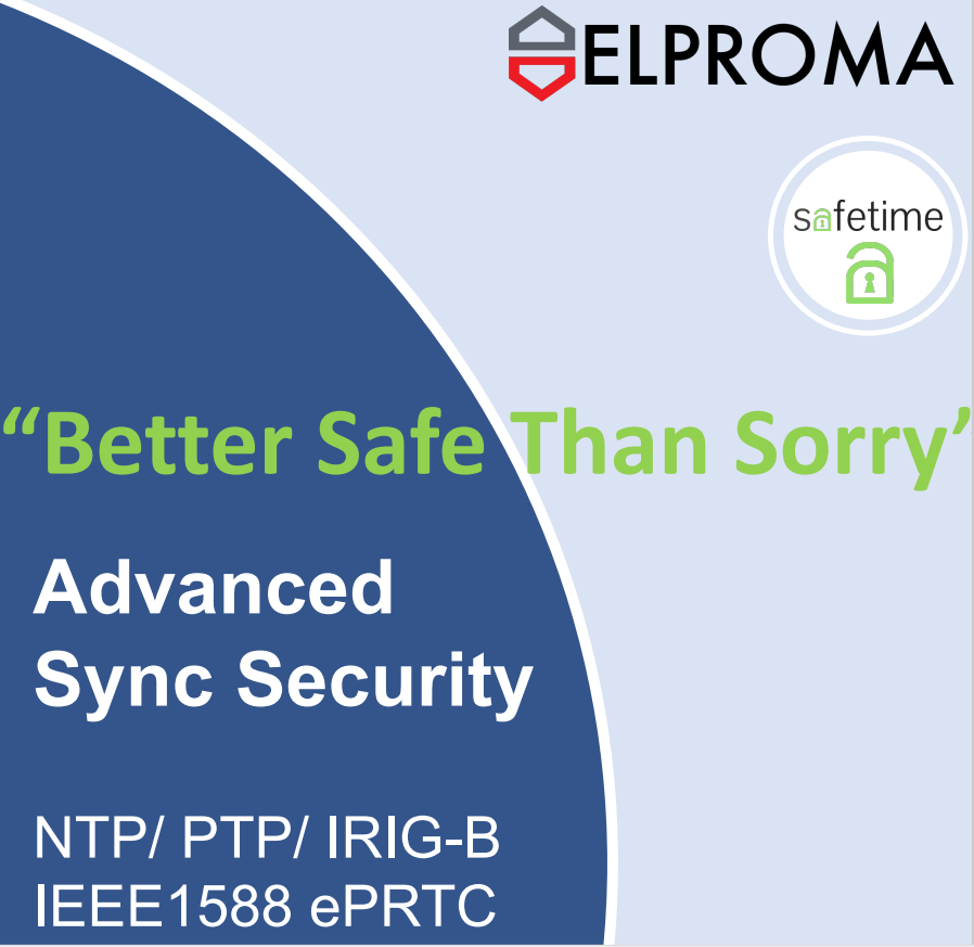 Servidores de tiempo Elproma con mecanismos avanzados de seguridad