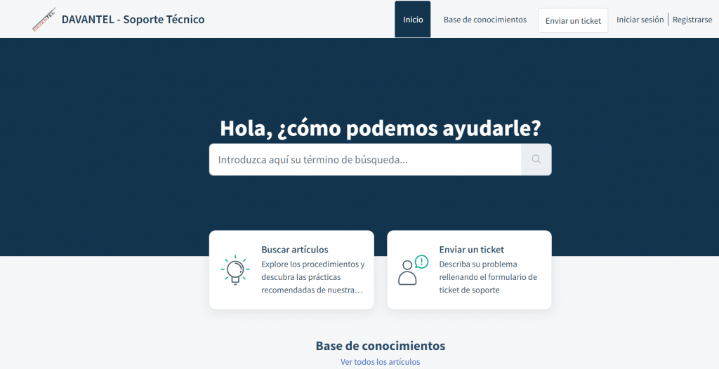 DAVANTEL Support Center