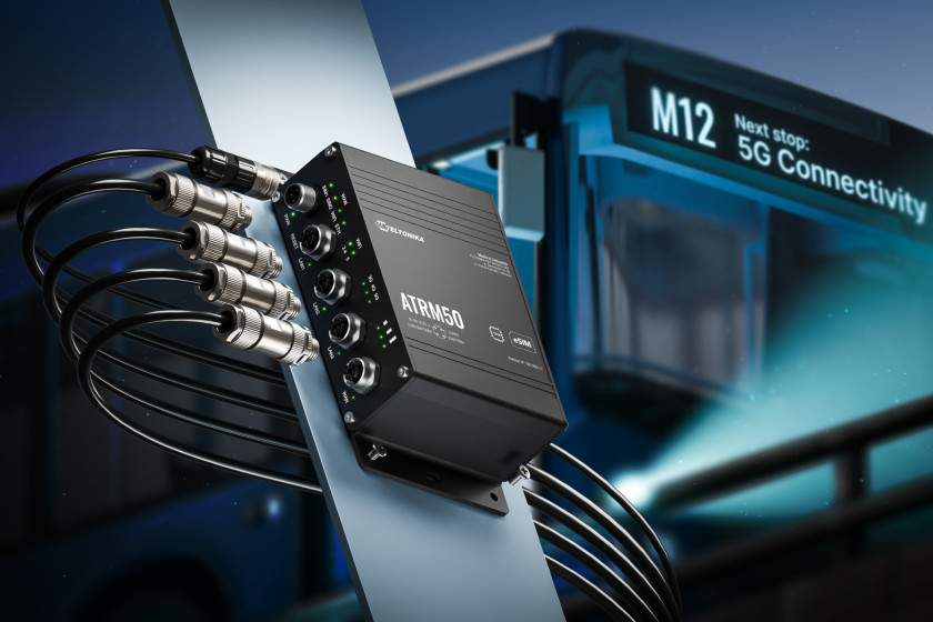 ATRM50: 5G router for 5G connectivity on board trains and trams
