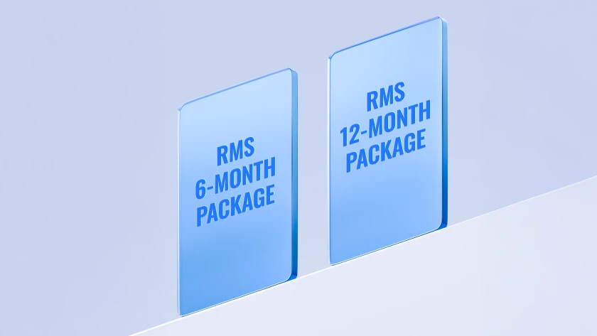 New 6 and 12 month RMS management packages