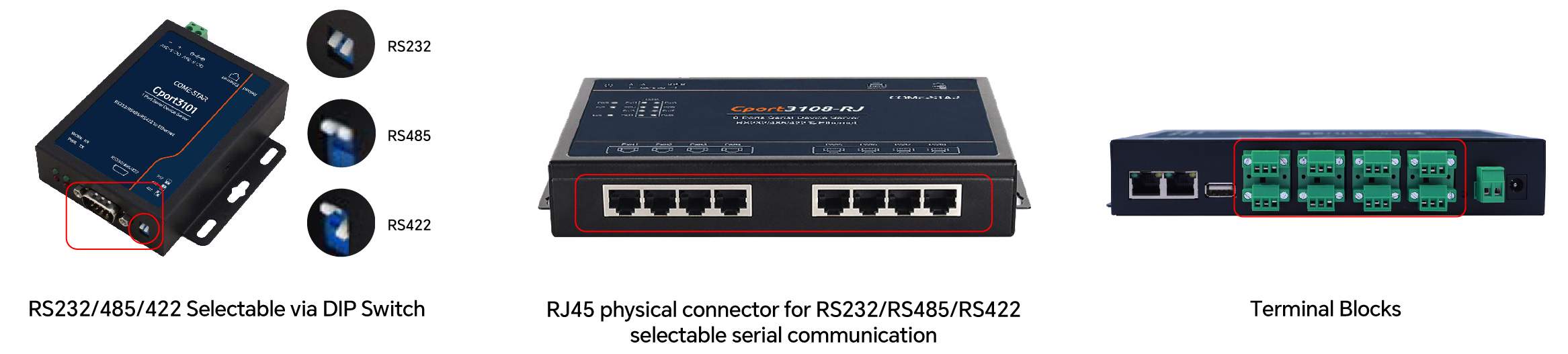 diagram 3. serial device server flexible ports options come star