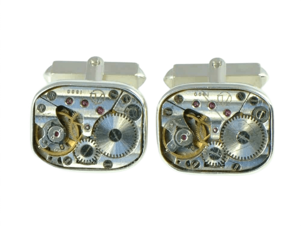 Gemelos de Air Privateer | Gemelos de plata esterlina con movimiento de reloj de Decimononic - Imagen 2