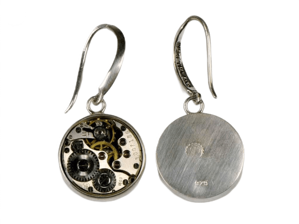 Pendientes Alfa | 'Serie Tempus Fugit' | Colección Machinarium por Decimononic - Imagen 2