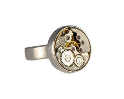 Anillo Alfa | 'Serie Tempus Fugit' | Colección de Machinarium por Decimononic