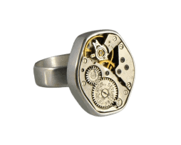 Anillo Gamma | 'Serie Tempus Fugit' | Colección de Machinarium por Decimononic