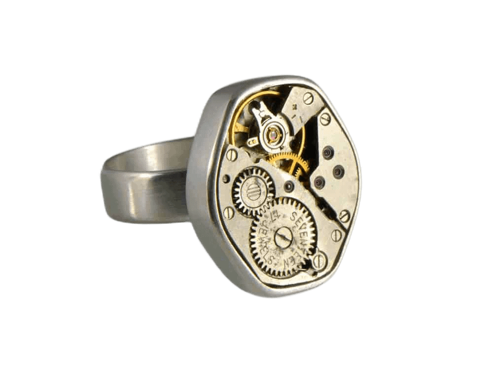 Anillo Gamma | 'Serie Tempus Fugit' | Colección de Machinarium por Decimononic