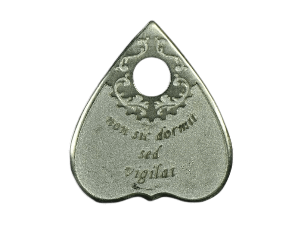 Vigilat Planchette (Edición Coleccionista) | Colgante de plata de ley de Decimononic