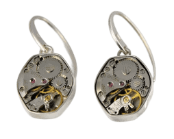 Pendientes Gamma | 'Serie Tempus Fugit' | Colección de Machinarium por Decimononic