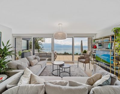 Modern 2BD with Superb Lake & Mountain Lausanne Area