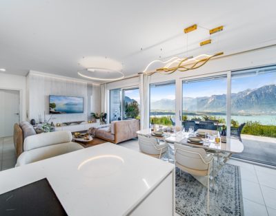 Montreux Modern 3BD avec superbe vue sur le lac et la montagne
