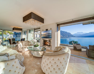 Penthouse de luxe à Montreux-Ville avec vue panoramique sur le lac