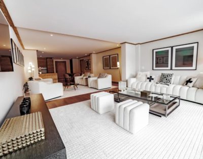 Modern Apartment with Garden View