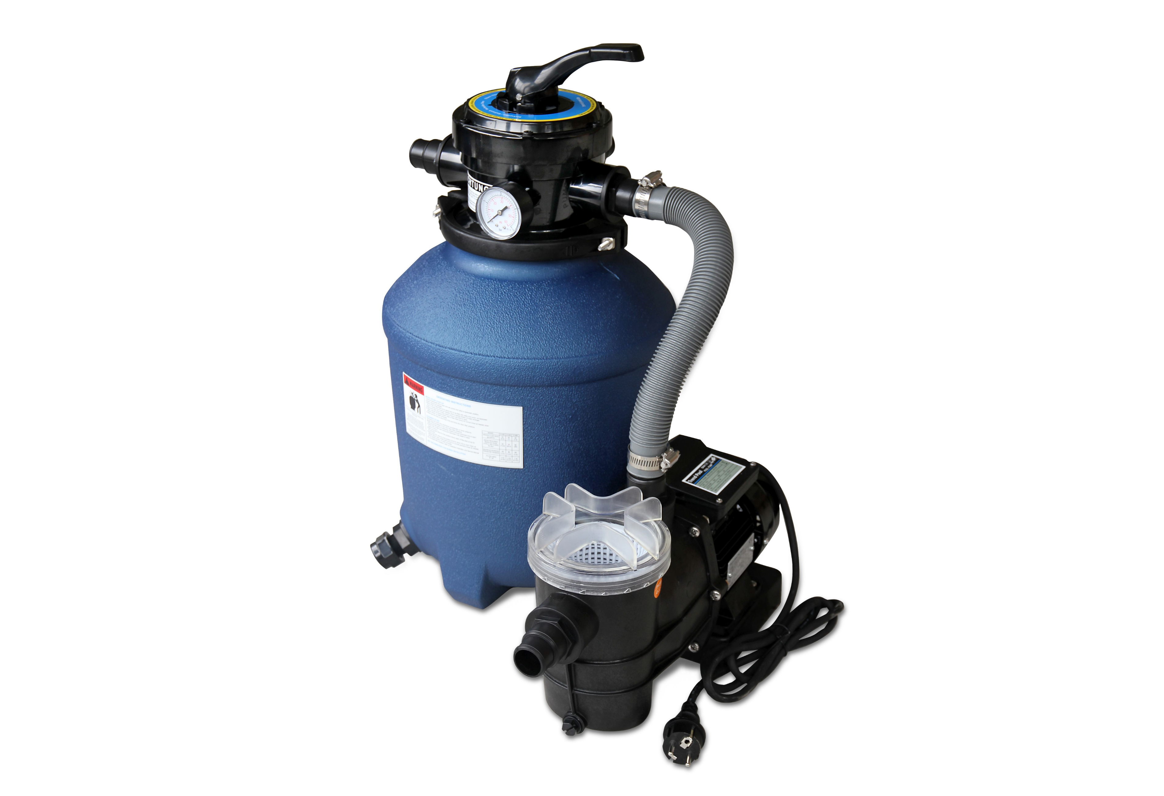 Large sand filter system