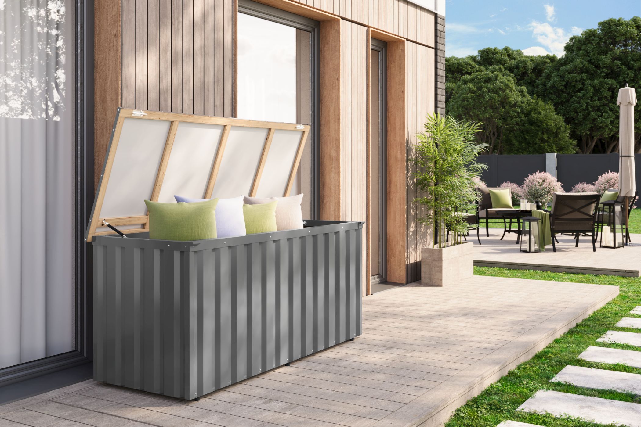 Interior Design, Planter, Potted Plant, Backyard, Courtyard