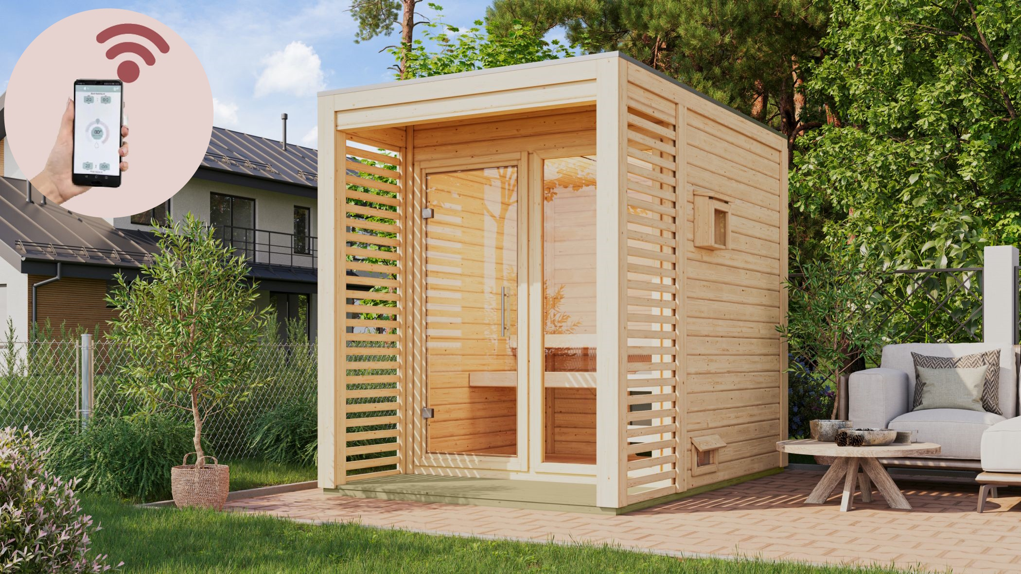 Sauna house Angkor 1 / + Stove and HUUM WIFI control unit