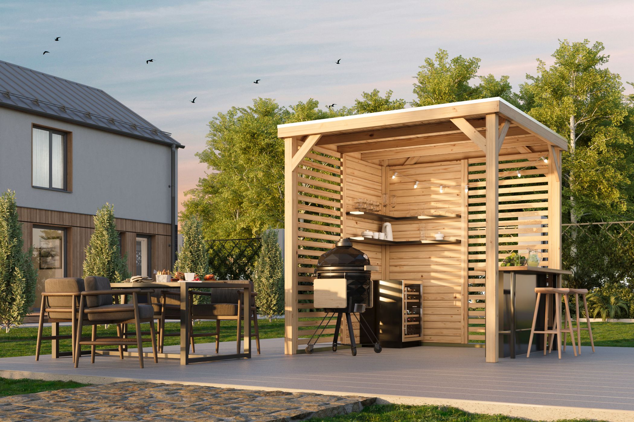 Innenarchitektur, Im Freien, Wohnen, Holz, Terrasse